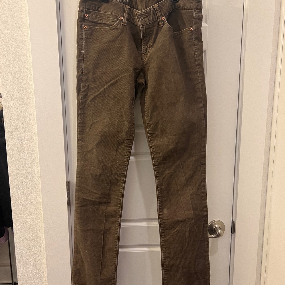 GAP women’s corduroy pants real straight 29/8